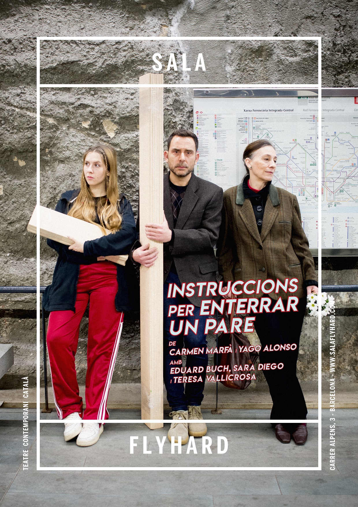 cartell instruccions per enterrar un pare | © Roser Blanch