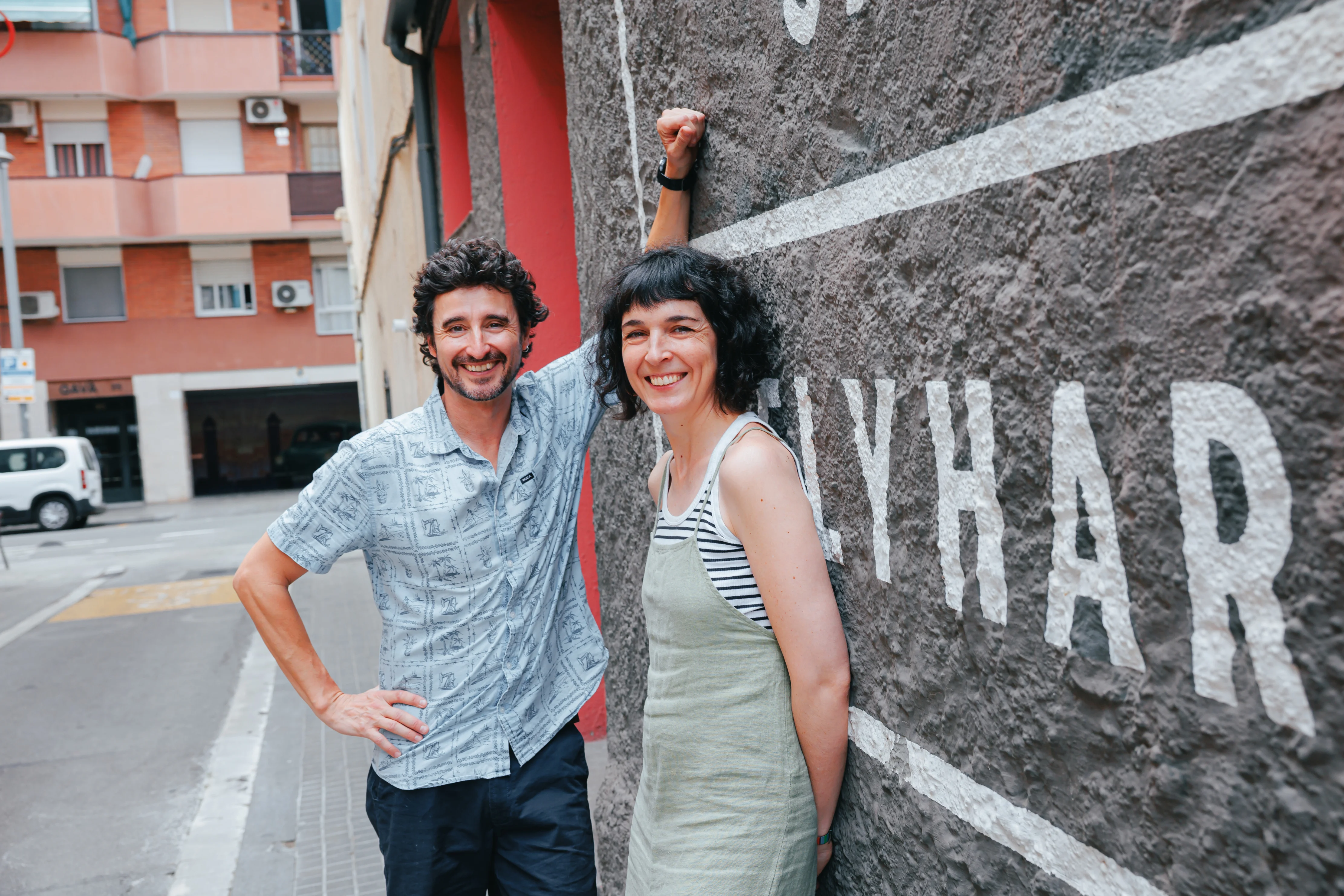 Clara Cols y Sergio Matamala